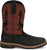 Justin Mens Bolt 11in Coal Black Leather Work Boots