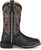 Justin Womens Ashtyn 11in Western Black Goat Leather Cowboy Boots