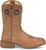 Justin Mens Pickett 11in Western Light Oak Leather Cowboy Boots
