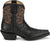 Justin Womens Isabella Coal Leather Cowboy Boots
