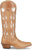 Justin Womens May 15in Western Antique Tan Cowhide Cowboy Boots