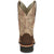 Justin Mens Peppy San Badger AQHA Kango Tobac Smooth Ostrich Cowboy Boots