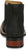Justin Mens Crazy Buck 6in Black Leather Frontier Chelsea Boots