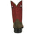 Justin Mens Show Stopper 11in Western Ash/Red Leather Frontier Cowboy Boots