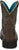 Justin 8in Womens Chocolate Mandra Water Buffalo Cowboy Boots 10B