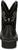 Justin 8in Womens Black Mandra Leather Cowboy Boots 9B
