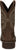 Justin 11in Gypsy Womens Brown Inji Water Buffalo Cowboy Boots 6.5B