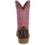Justin Womens Demeter Walnut Leather Cowboy Boots
