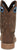 Justin Mens All Around Walnut Brown Cowhide Work Boots