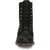 Justin Mens Drennan 7in Lacer-Up Roper Black Leather Work Boots 7 D