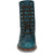 Justin Mens McKean 7in Lace-Up Roper Turquoise Leather Work Boots