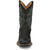 Justin Mens Zeke 11in Western Black Leather Cowboy Boots