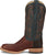 Justin Mens Doc Bar AQHA Brandy Full Quill Ostrich Cowboy Boots