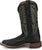 Justin Womens Shay 11in Western Black Leather Bent Rail Cowboy Boots