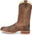 Justin Mens Clanton Khaki Leather Cowboy Boots