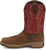 Justin Mens Nitread 11in WP CT Amber/Red Leather Work Boots