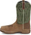 Justin Mens Nitread 11in WP CT Oak/Green Leather Work Boots