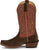 Justin Mens Jimmy 13in Western Russett/Red Leather Frontier Cowboy Boots