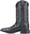 Justin Mens Rancher Obsidian Ostrich Skin George Strait Cowboy Boots