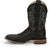 Justin Mens Haggard 11in Black Caiman George Strait Cowboy Boots