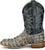 Justin Mens Ocean View 11in Slate Pirarucu George Strait Cowboy Boots