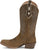 Justin Womens Rae Taupe Leather Cowboy Boots