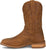 Justin Mens Rustle Chestnut Brown Cowhide Cowboy Boots
