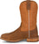 Justin Mens Rustle Rustic Amber Cowhide Cowboy Boots