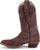 Justin Womens Fancy Merlot Suede Cowboy Boots
