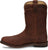 Justin Mens Braswell Brown Leather Cowboy Boots