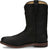 Justin Mens Braswell Black Leather Cowboy Boots