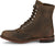 Justin Mens Drennan 7in Lacer-Up Roper Khaki Leather Work Boots 12 D