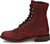 Justin Mens McKean 7in Lace-Up Roper Red Leather Work Boots 9 B