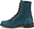 Justin Womens McKean 7in Lace-Up Roper Turquoise Leather Work Boots 9 B