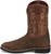 Justin Mens Driller Pecan Brown Water Buffalo Work Boots