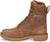 Justin 8in Lacer Mens Barley Brown Rush Leather Work Boots 10.5 EE