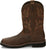 Justin Mens Driller 11in WP Steel Toe Brown Leather Work Boots