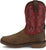 Justin Mens Thorn 11in MetGuard WP CT Peanut/Red Leather Work Boots