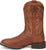Justin Mens Canter 11in Western Hazel Brown Water Buffalo Cowboy Boots