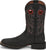 Justin Mens Bowline Shadow Black Water Buffalo Cowboy Boots