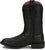 Justin Womens Blain 10in Roper Midnight Leather Cowboy Boots