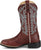 Justin Womens Ashtyn 11in Western Mahogany Goat Leather Cowboy Boots