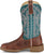 Justin Womens Ashtyn 11in Western Walnut Goat Leather Cowboy Boots