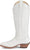 Justin Womens Evelyn Snow White Leather Cowboy Boots