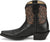 Justin Womens Isabella Coal Leather Cowboy Boots
