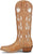 Justin Womens May 15in Western Antique Tan Cowhide Cowboy Boots