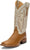 Justin 13in Mens Antique Saddle Pascoe Smooth Ostrich Cowboy Boots 9 D
