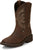 Justin 11in Gypsy Womens Brown Inji Water Buffalo Cowboy Boots 6.5B
