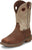 Justin 11in CT Mens Tan Stampede Rush Leather Work Boots
