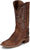 Justin Womens Peyton 11in Western Amber Leather Bent Rail Cowboy Boots